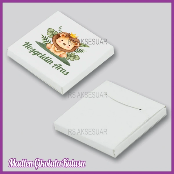 Tekli Madlen Bebek Çikolata Kutusu - K010