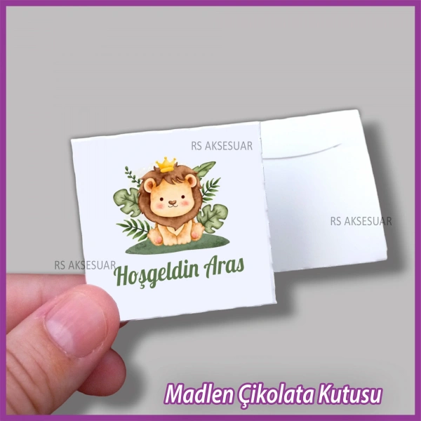 Tekli Madlen Bebek Çikolata Kutusu - K010
