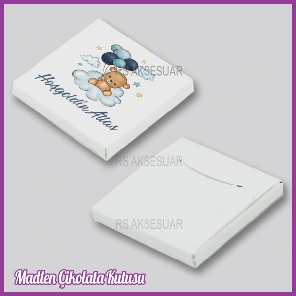 Tekli Madlen Bebek Çikolata Kutusu - K011