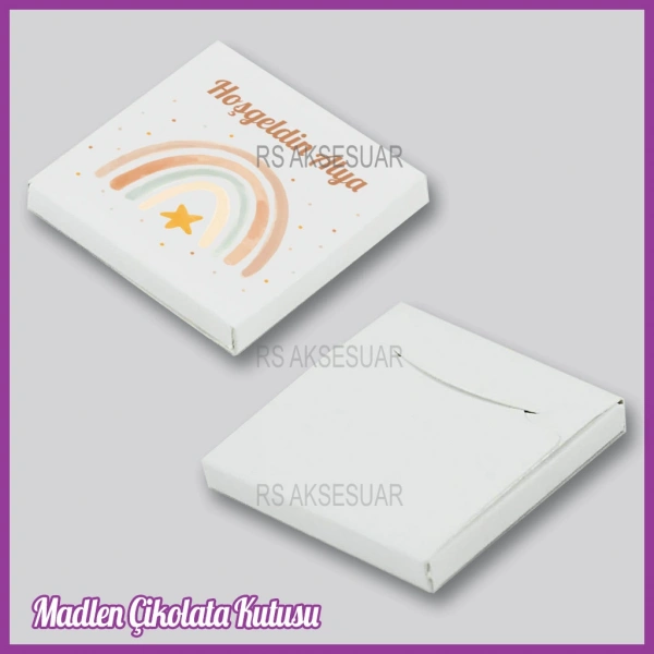 Tekli Madlen Bebek Çikolata Kutusu - K013