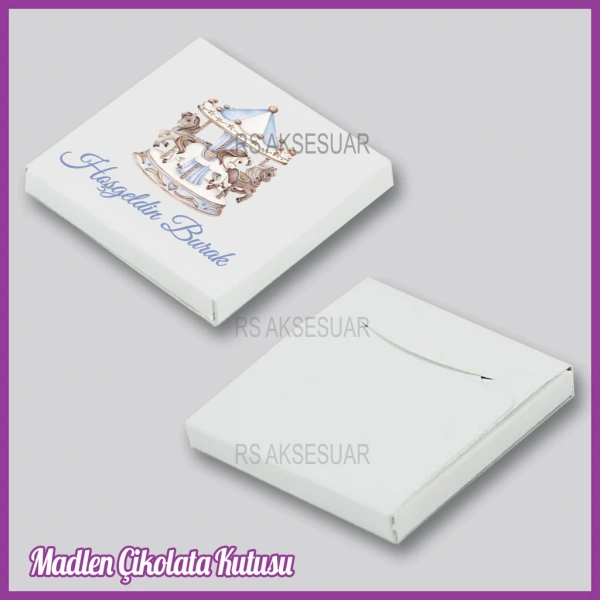 Tekli Madlen Bebek Çikolata Kutusu - K016