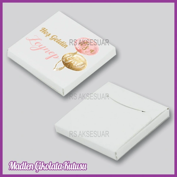 Tekli Madlen Bebek Çikolata Kutusu - K018
