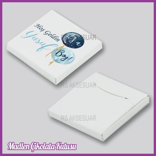 Tekli Madlen Bebek Çikolata Kutusu - K020