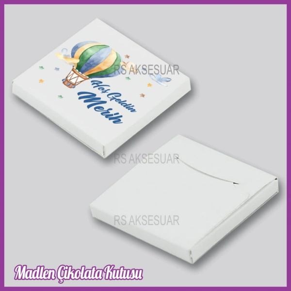 Tekli Madlen Bebek Çikolata Kutusu - K021