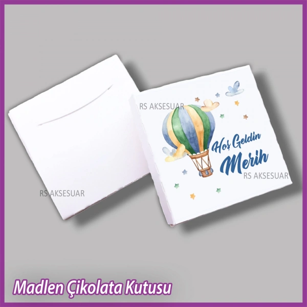 Tekli Madlen Bebek Çikolata Kutusu - K021
