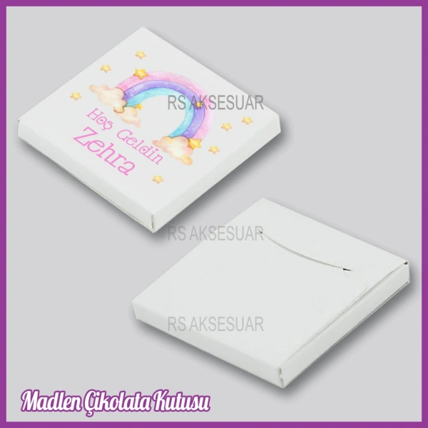 Tekli Madlen Bebek Çikolata Kutusu - K023