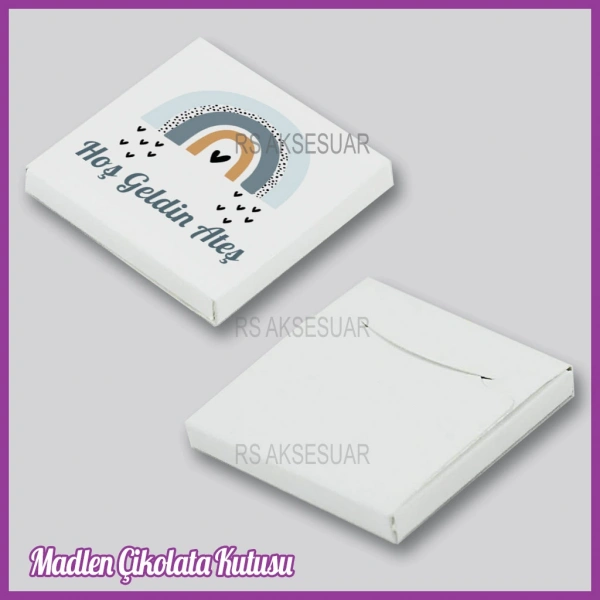 Tekli Madlen Bebek Çikolata Kutusu - K024
