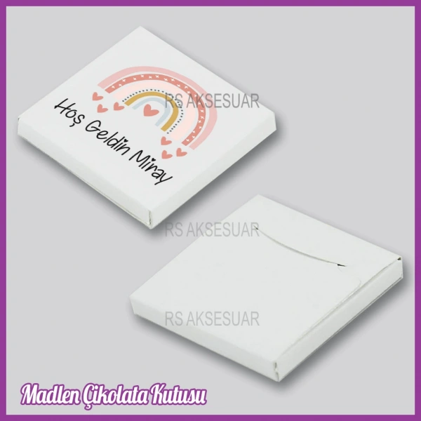 Tekli Madlen Bebek Çikolata Kutusu - K025