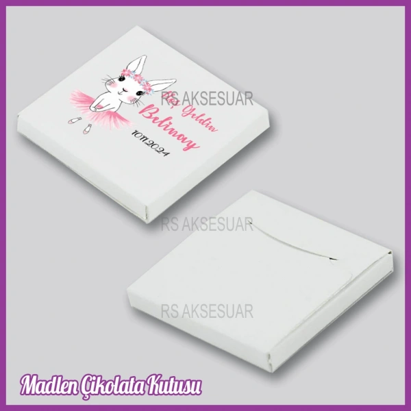 Tekli Madlen Bebek Çikolata Kutusu - K027