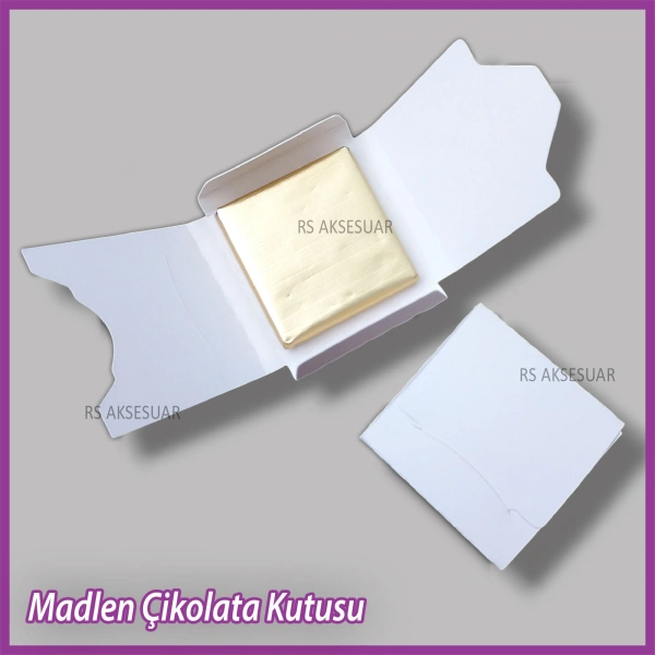 Tekli Madlen Nikah & Nişan & Söz Çikolata Kutusu - K039