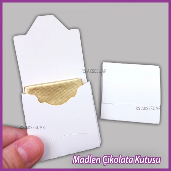 Tekli Madlen Nikah & Nişan & Söz Çikolata Kutusu - K047