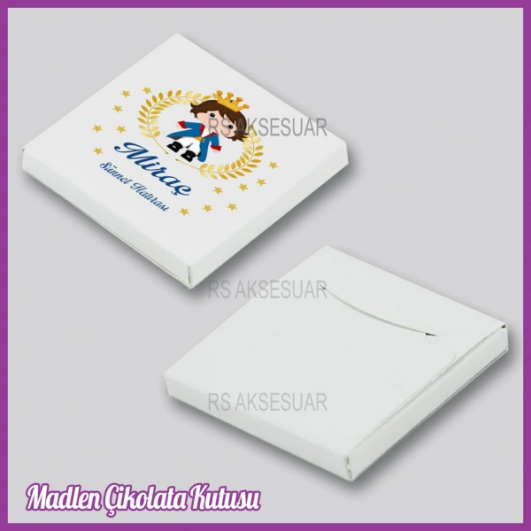 Tekli Madlen Sünnet Çikolata Kutusu - K003