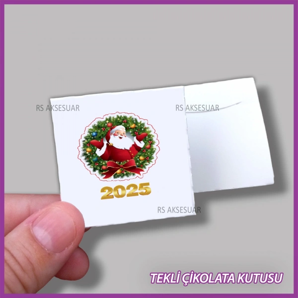 Yeni Yıl Hediyelik Madlen Çikolata Kutusu - Yılbaşı
