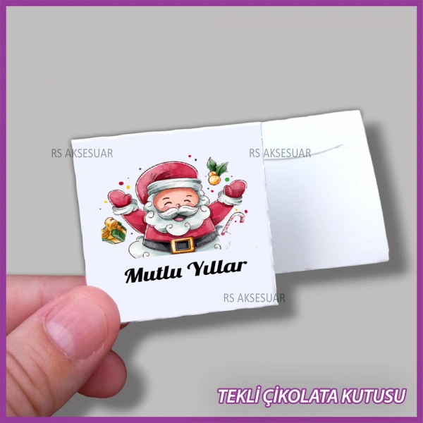 Yeni Yıl Hediyelik Madlen Çikolata Kutusu - Yılbaşı