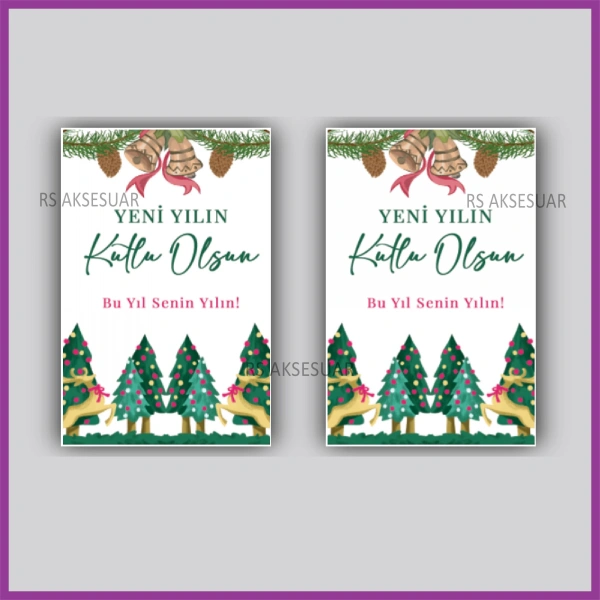 Yılbaşı Kartları - Yeni Yıl Hediye Kartı
