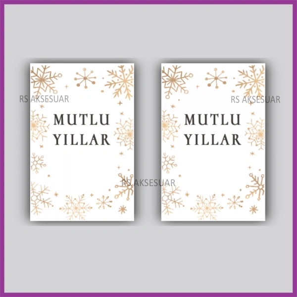 Yılbaşı Kartları - Yeni Yıl Hediye Kartı