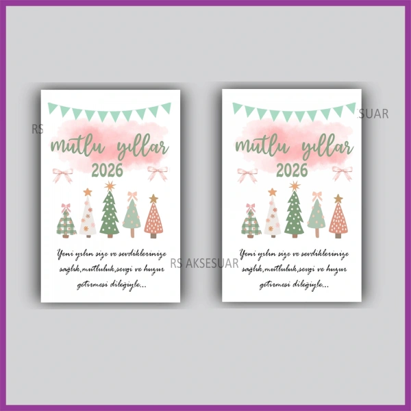 Yılbaşı Kartları - Yeni Yıl Hediye Kartı