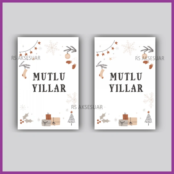 Yılbaşı Kartları - Yeni Yıl Hediye Kartı