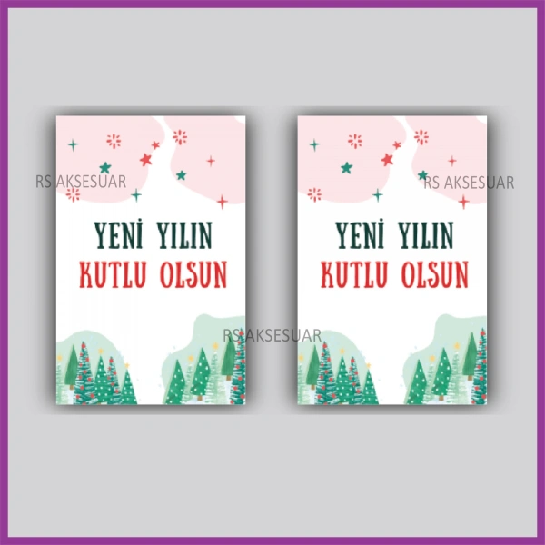 Yılbaşı Kartları - Yeni Yıl Hediye Kartı