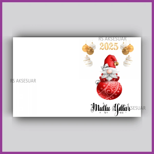 Yılbaşı Kartları - Yeni Yıl Hediye Anahtarlık Kartı