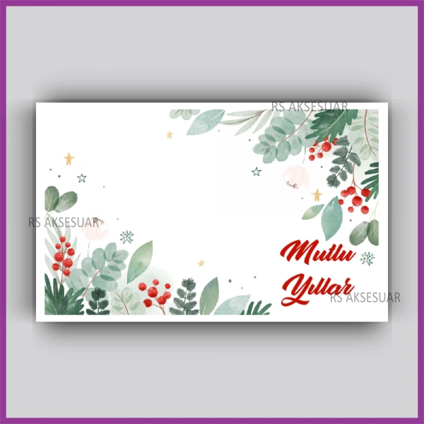 Yılbaşı Kartları - Yeni Yıl Hediye Anahtarlık Kartı