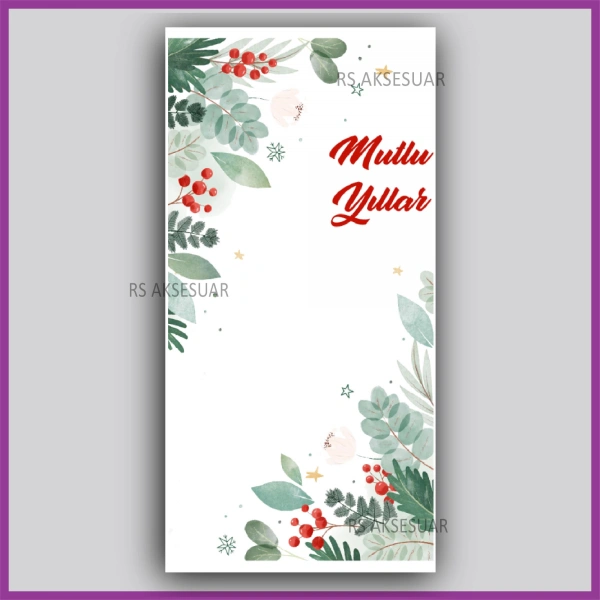 Yılbaşı Kartları - Yeni Yıl Hediye Anahtarlık Kartı