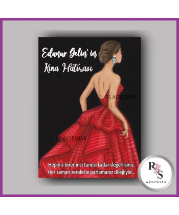 İncili Toka Kartı Kına Hatırası