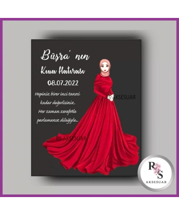 İncili Toka Kartı Kına Hatırası