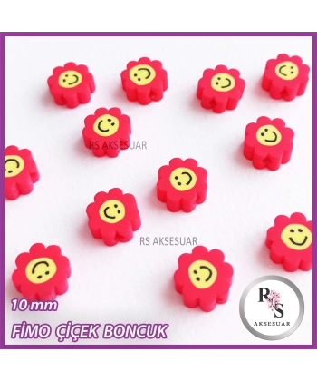 Fimo Boncuk - Çiçek -1 dizi