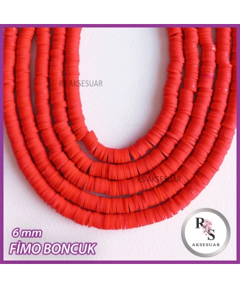 6 mm Fimo Boncuk -1 dizi