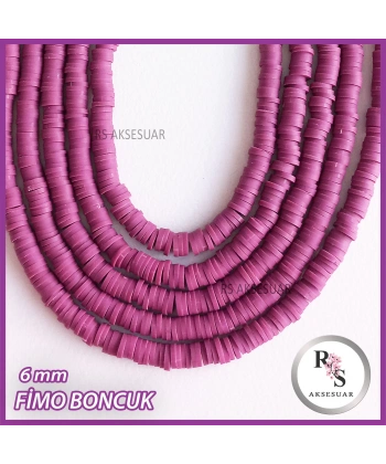 6 mm Fimo Boncuk -1 dizi