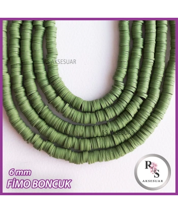 6 mm Fimo Boncuk -1 dizi