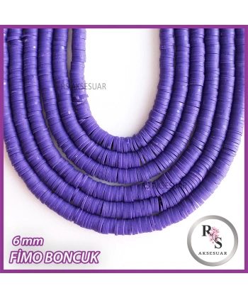 6 mm Fimo Boncuk -1 dizi