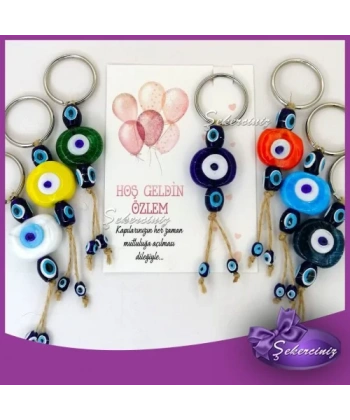 Bebek Şekeri Nazar Boncuğu Anahtarlık - BB002