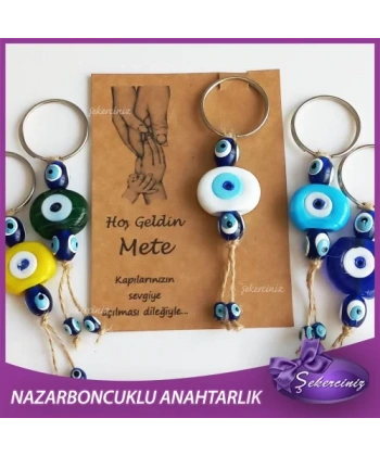 Bebek Şekeri Nazar Boncuğu Anahtarlık - BB016