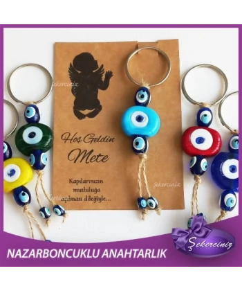 Bebek Şekeri Nazar Boncuğu Anahtarlık - BB017