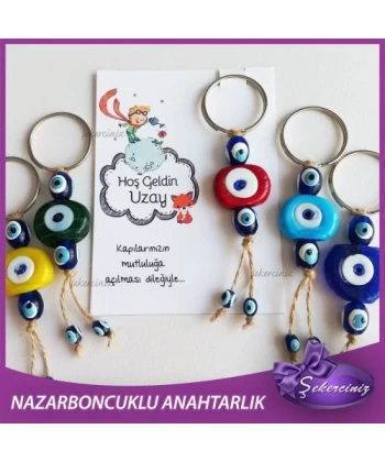 Bebek Şekeri Nazar Boncuğu Anahtarlık - BB025
