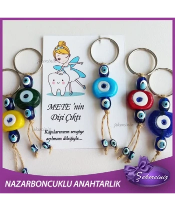 Bebek Şekeri Nazar Boncuğu Anahtarlık - BB026