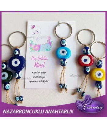 Bebek Şekeri Nazar Boncuğu Anahtarlık - BB027