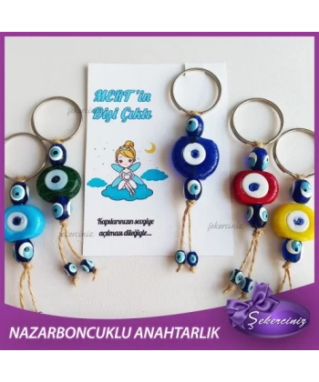 Bebek Şekeri Nazar Boncuğu Anahtarlık - BB043