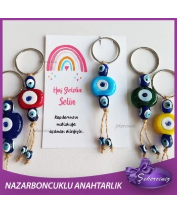 Bebek Şekeri Nazar Boncuğu Anahtarlık - BB047