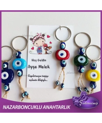Bebek Şekeri Nazar Boncuğu Anahtarlık - BB049