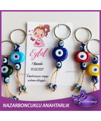 Bebek Şekeri Nazar Boncuğu Anahtarlık - BB054
