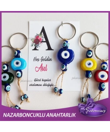 Bebek Şekeri Nazar Boncuğu Anahtarlık - BB060