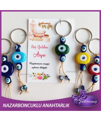 Bebek Şekeri Nazar Boncuğu Anahtarlık - BB061