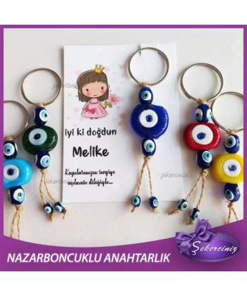 Bebek Şekeri Nazar Boncuğu Anahtarlık - BB067