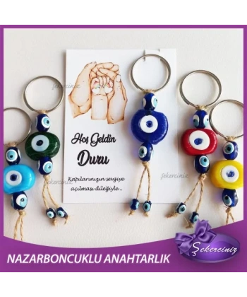 Bebek Şekeri Nazar Boncuğu Anahtarlık - BB069