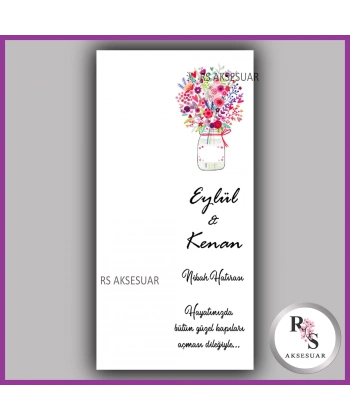 Makrome Anahtarlık İsim Kartı - rs12