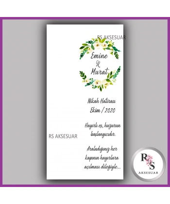 Makrome Anahtarlık İsim Kartı - rs13