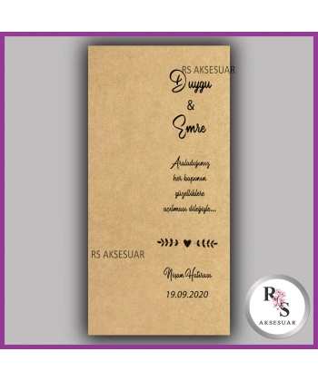 Makrome Anahtarlık İsim Kartı - rs14